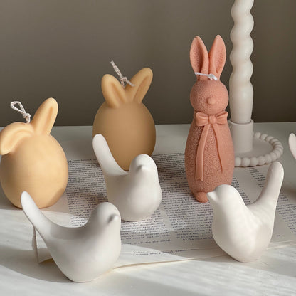 Stone Bird Spring Stone Decor