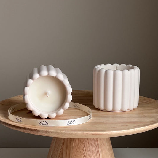 Ribbed Jar Soy Wax Candle