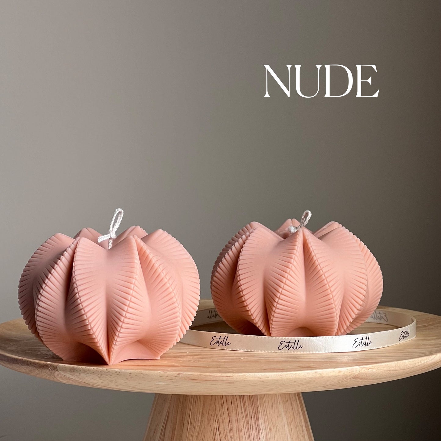 Ribbed Hexagon Candle | Handmade Soy Blend Wax