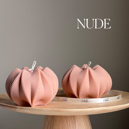 Ribbed Hexagon Candle | Handmade Soy Blend Wax