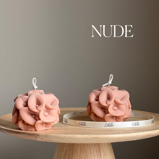 Cute Calla Ball Candle| Soy Wax Flower Candle| Decorative Handmade Candle| Aesthetic Candle| Shaped Candle| Unscented Candle| Unique Candle