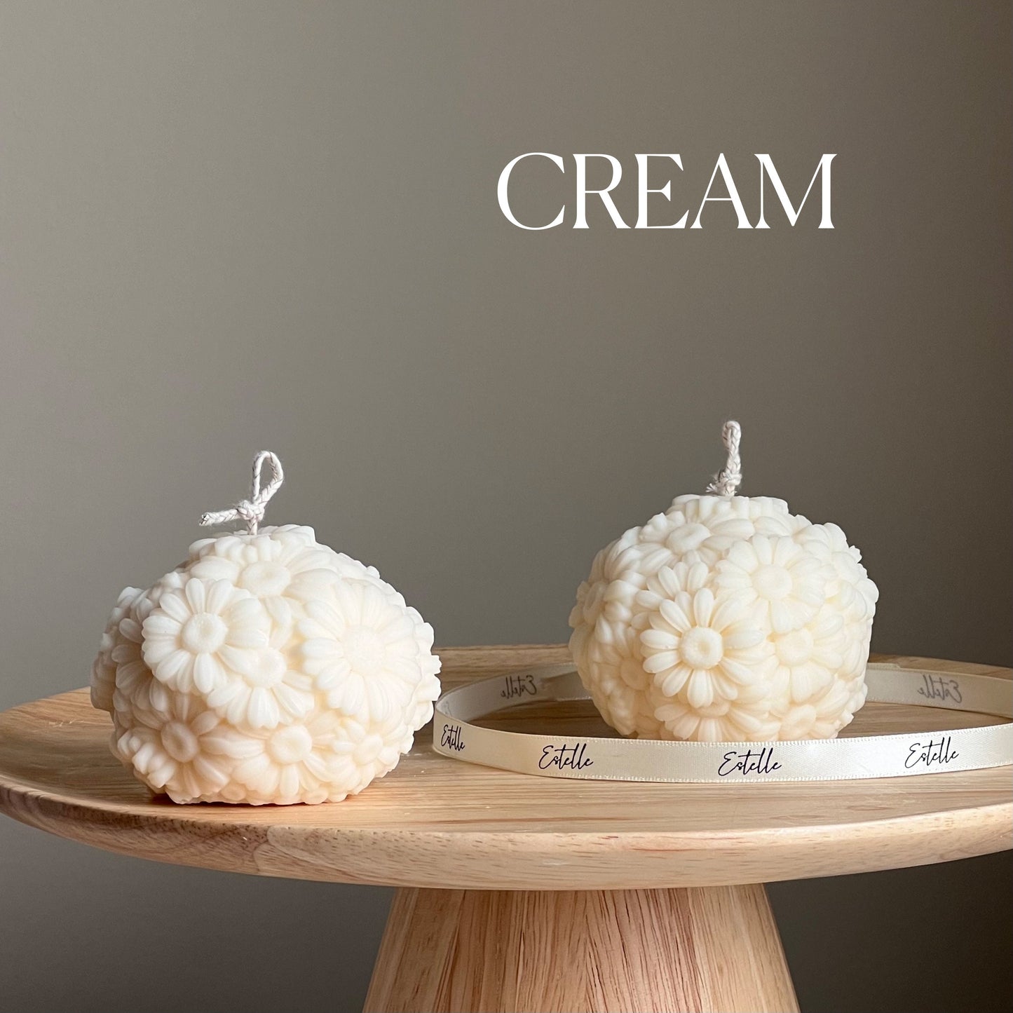 Cute Gerbera Ball Candle