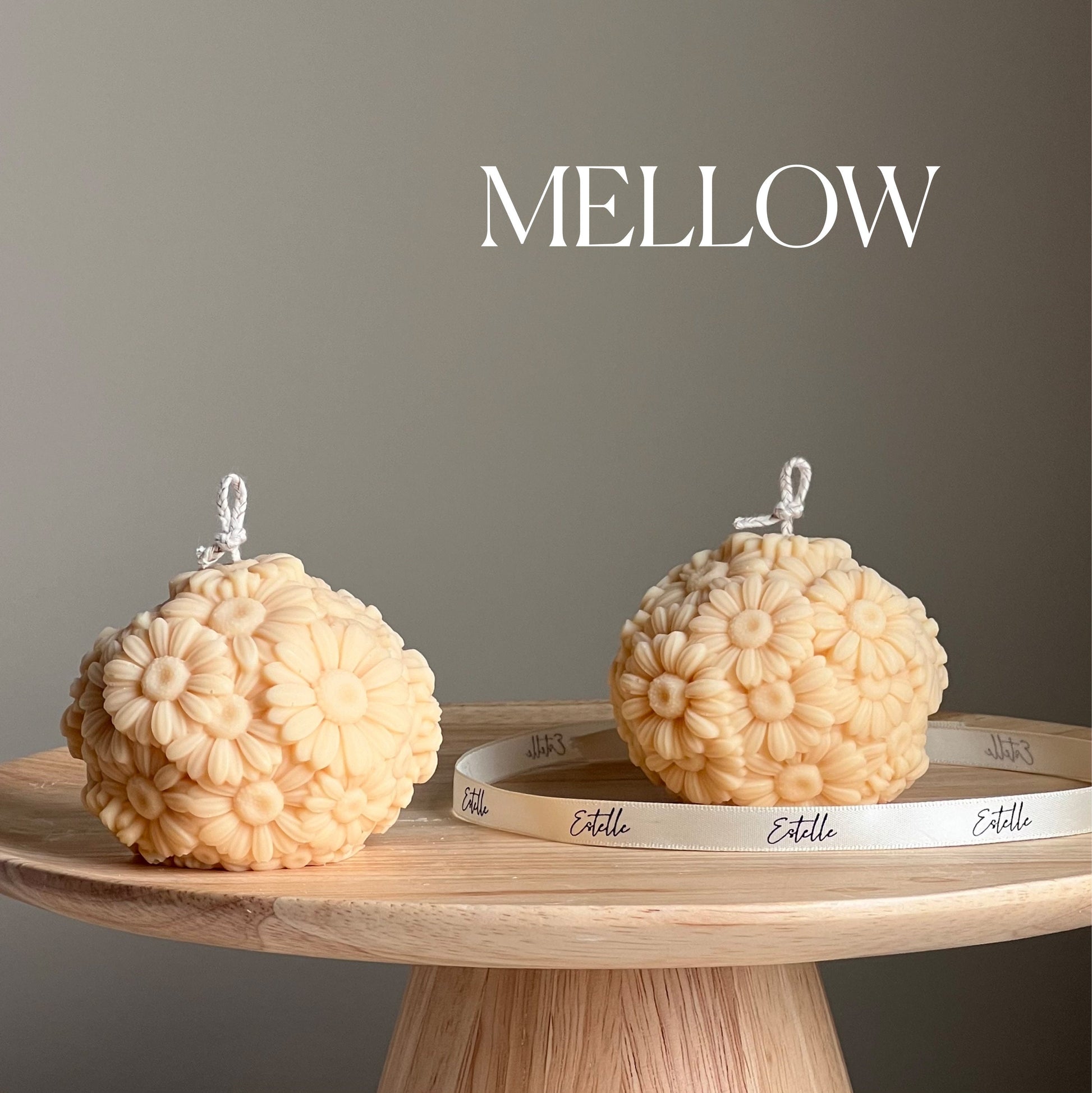 Cute Gerbera Ball Candle