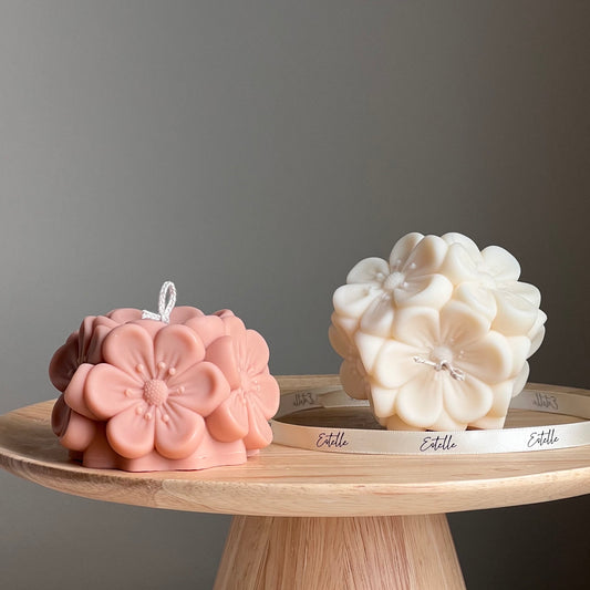 Flower Sakura Ball Candle