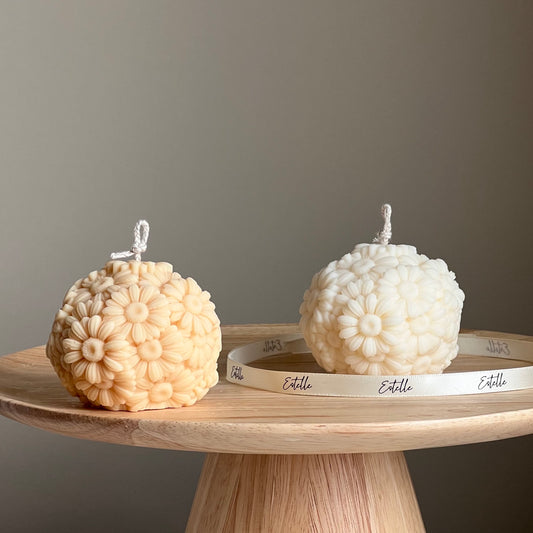 Cute Gerbera Ball Candle
