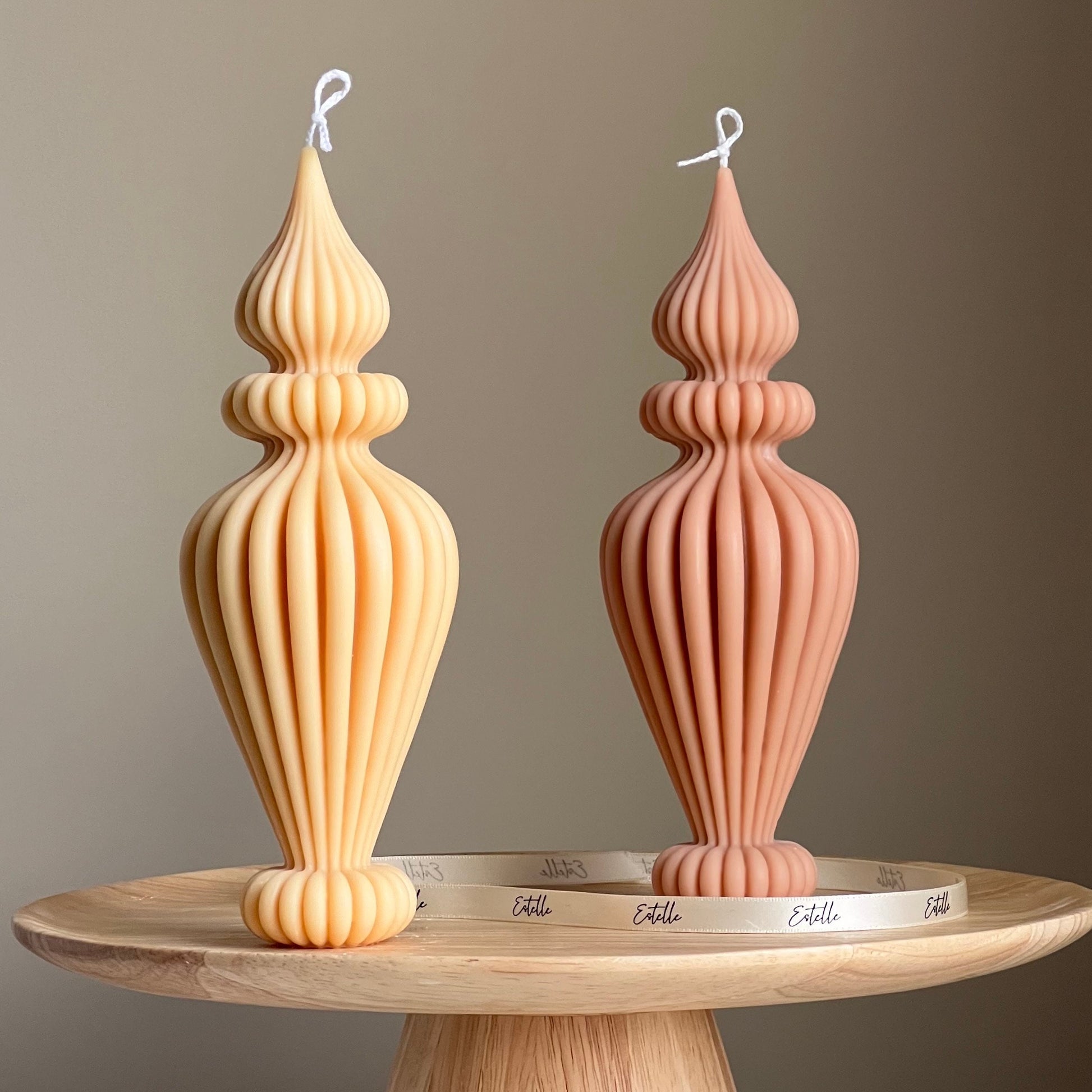 Ribbed Vase Candle