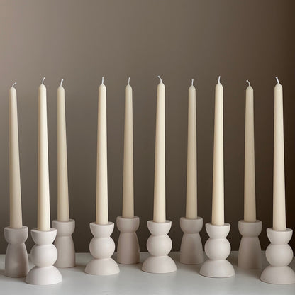 Event Bulk Classic Taper Candle | Soy Wax Candle | Decorative Candle | Event Decor | Pillar Candle | Unscented Candles | Table Candle |