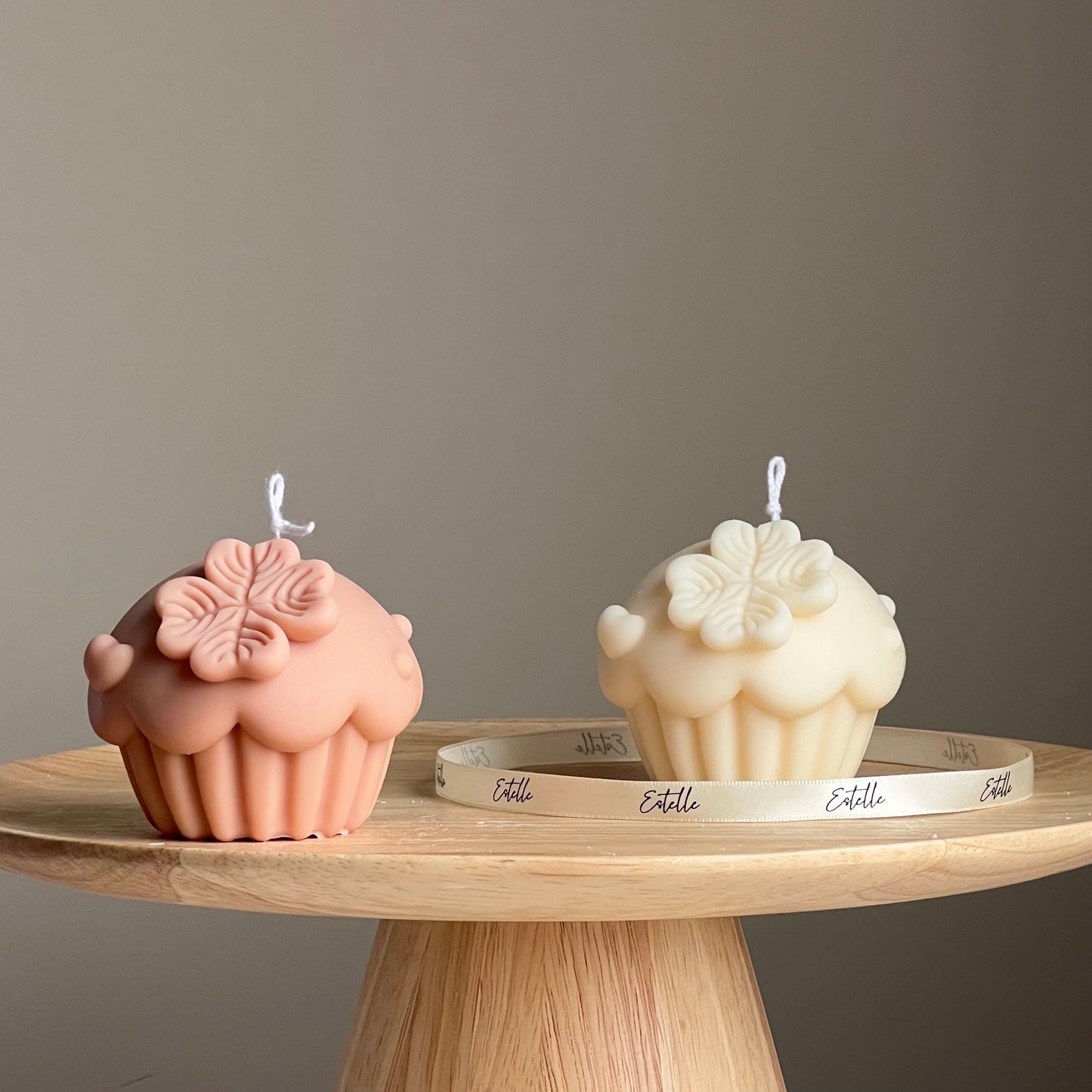 Cupcake Candle| Trendy Handmade Decorative Candle| Pillar Soy Shaped Candle| Aesthetic Interior Decoration |Unique Vegan Candle| Food Candle