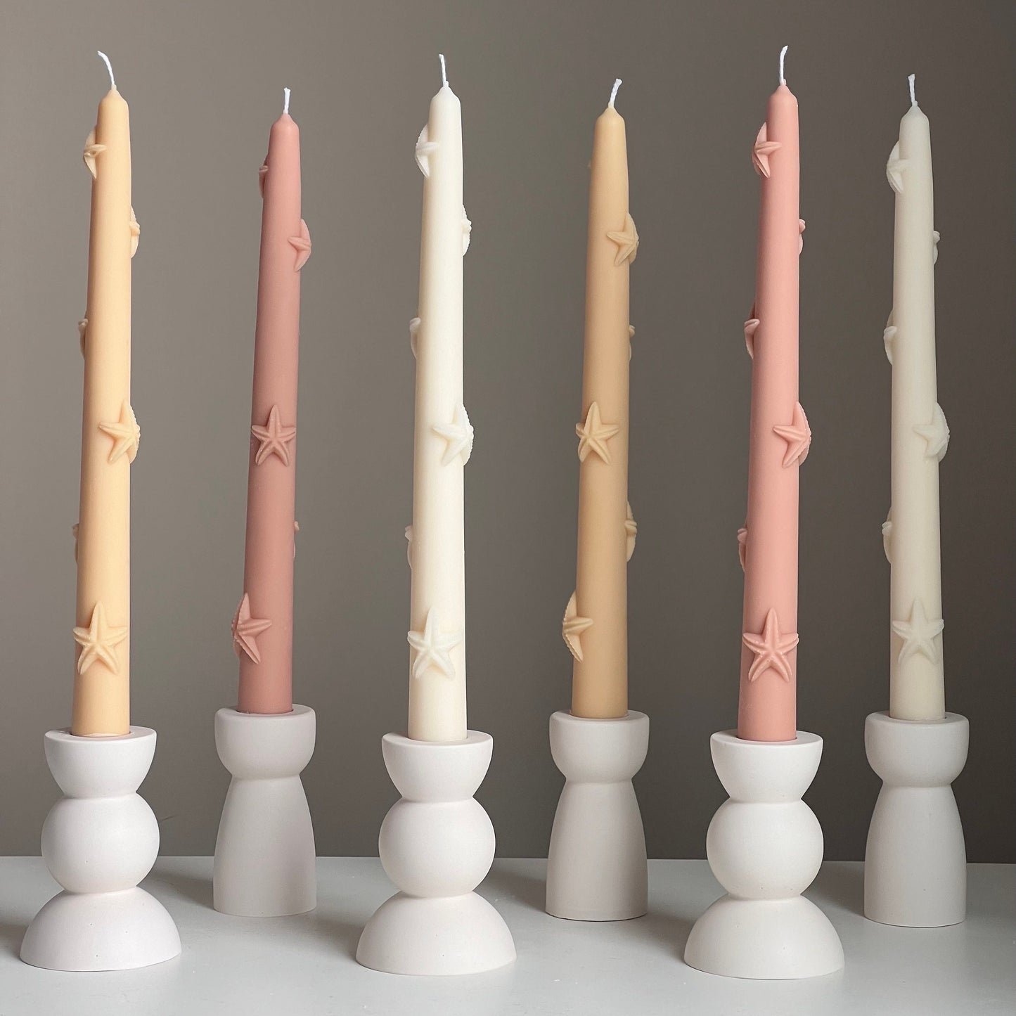 Starfish Taper Candle