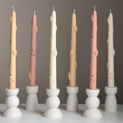 Starfish Taper Candle
