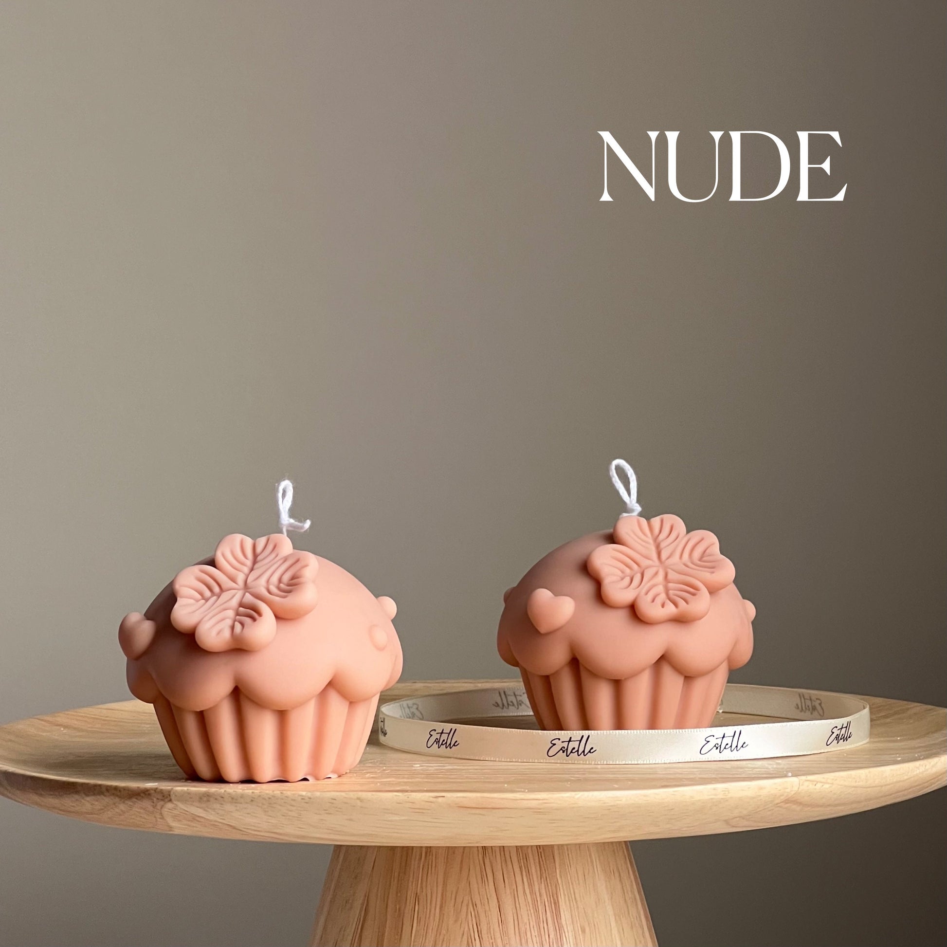 Cupcake Candle| Trendy Handmade Decorative Candle| Pillar Soy Shaped Candle| Aesthetic Interior Decoration |Unique Vegan Candle| Food Candle