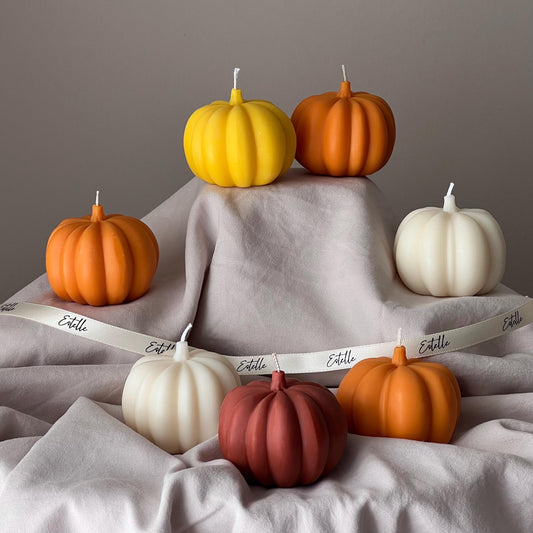 Autumn Pumpkin Candle| Handmade Gift| Cool Candle| Soy Wax Candle| Halloween Decorations| Aesthetic Home Decor| Halloween Gift|Spooky Season