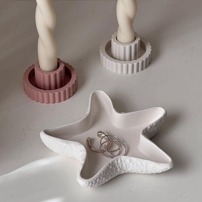 Starfish Jewellery Dish | Desk Accessories | Jesmonite Tray | Homeware | Gift Ideas | Jesmonite Home Decor | Birthday gifts | Scandi Decor