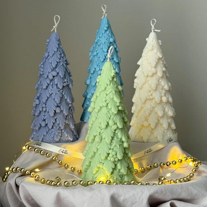 Large Christmas Tree Candle