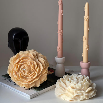 Huge Peony Candle