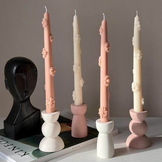 Flower Taper Candle