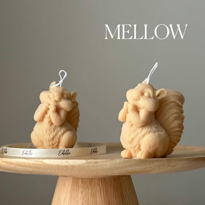 Cute Squirrel Candle