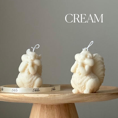 Cute Squirrel Candle