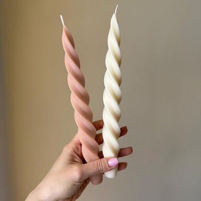 Spiral Taper Candle