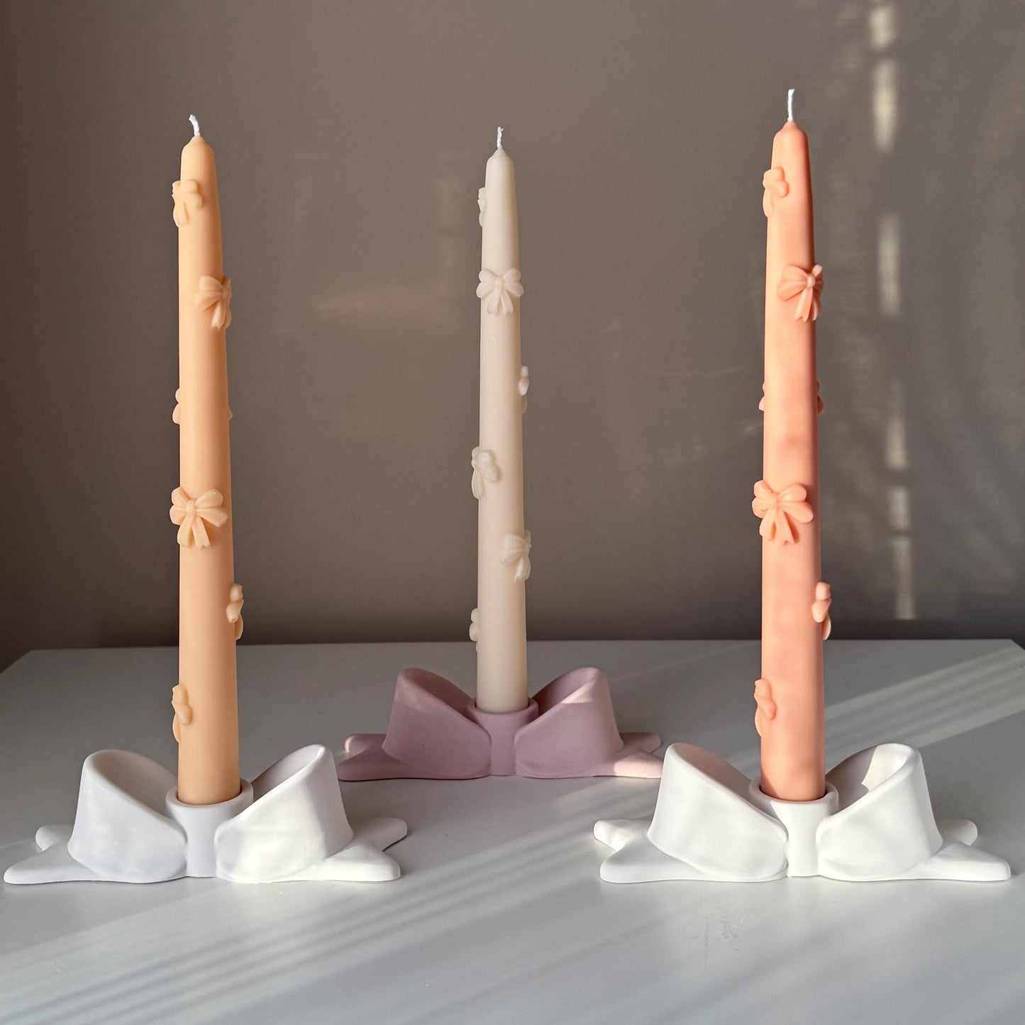 Bowtie Candlestick Holder