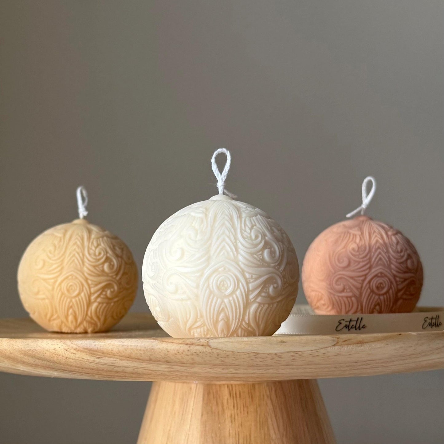 Pattern Ball Candle