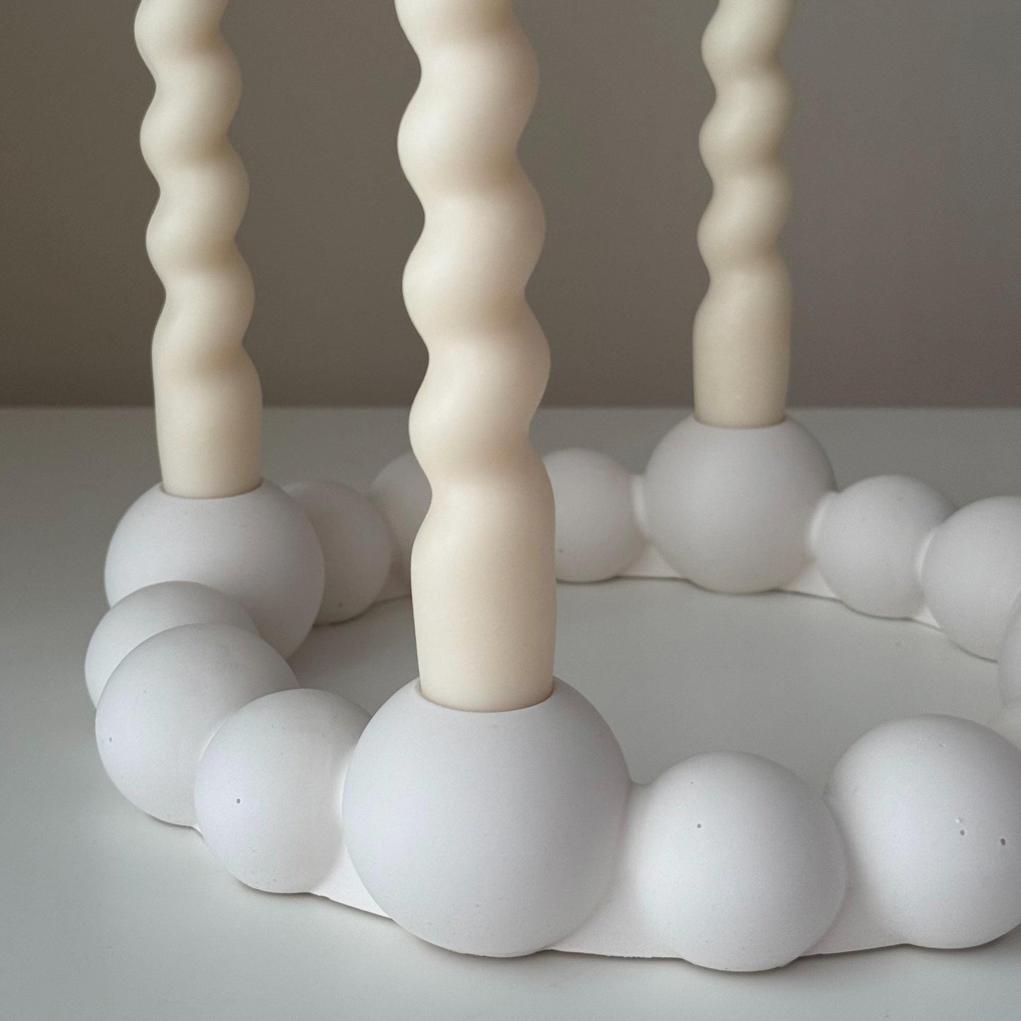 Bubbles Candlestick Holder For 4 Candles