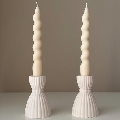 Cute Wedding Dress Candlestick Holder