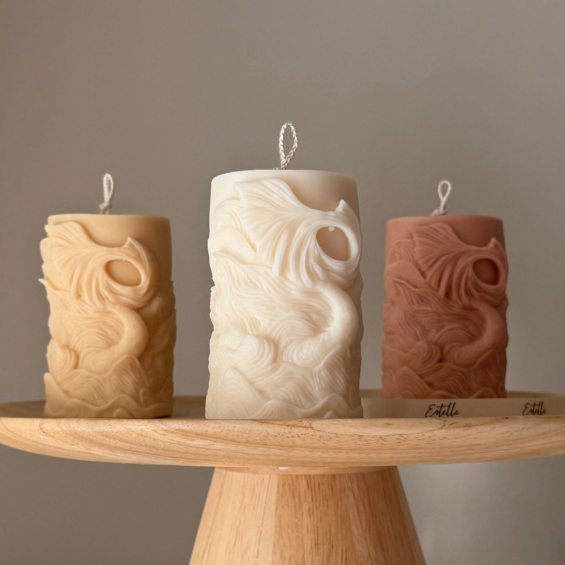 Fishtail Pillar Candle