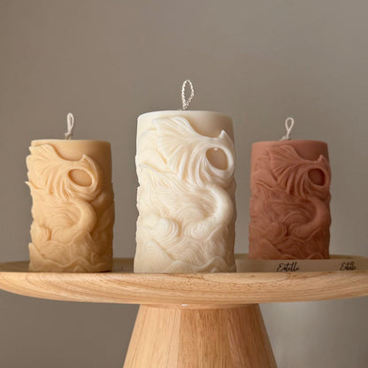 Fishtail Pillar Candle