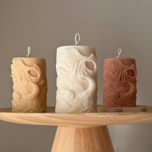 Fishtail Pillar Candle