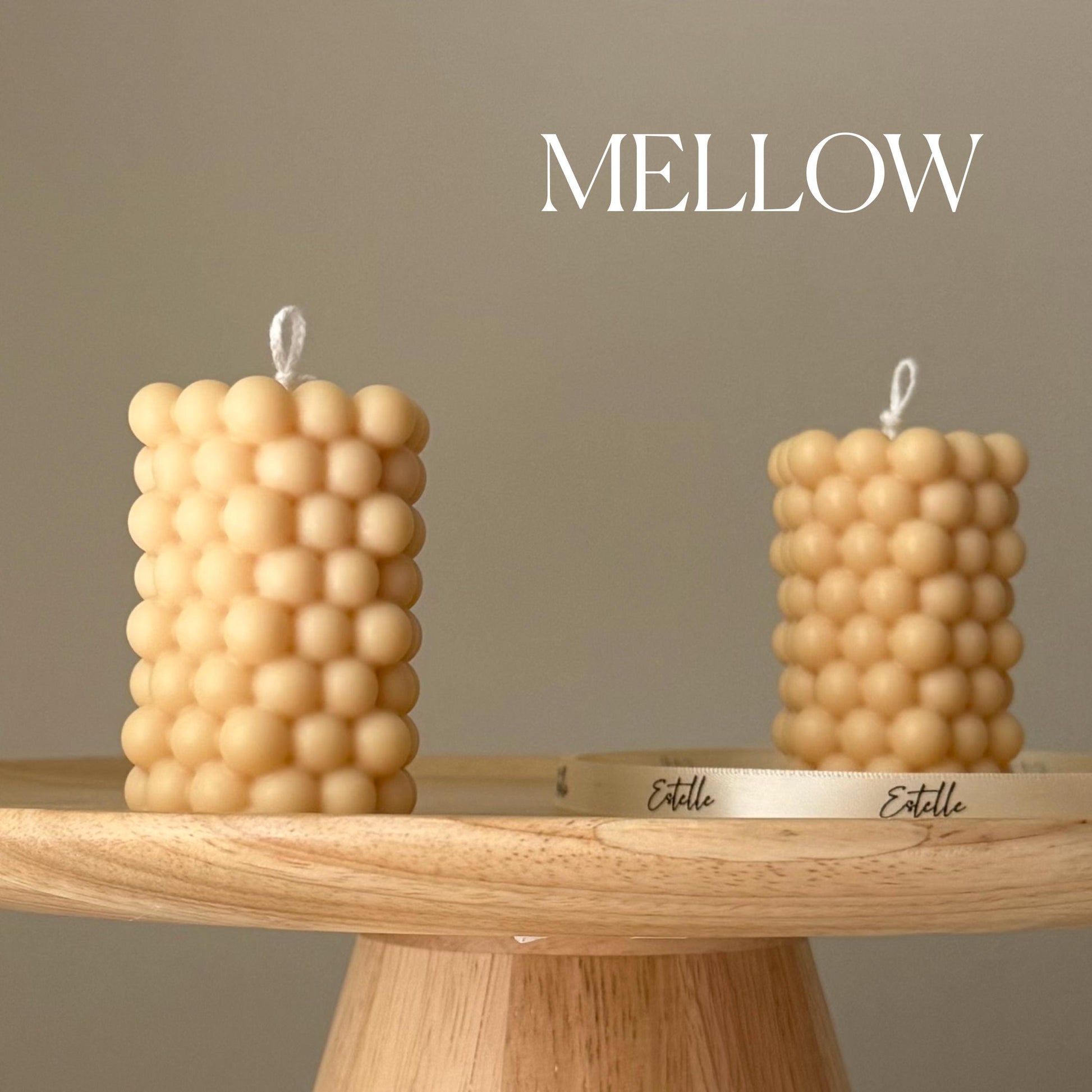 Bubble Pillar Candle