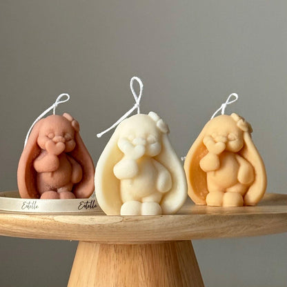 Tiny Bunny Candle