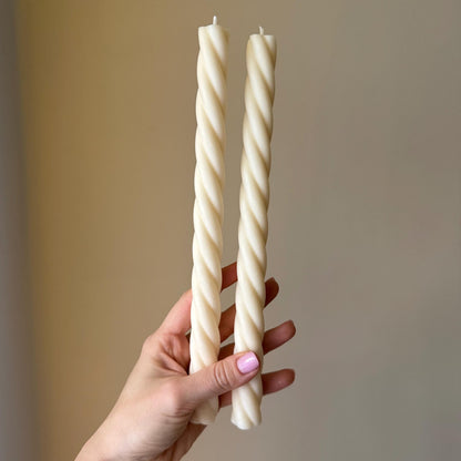 Spiral Taper Candle