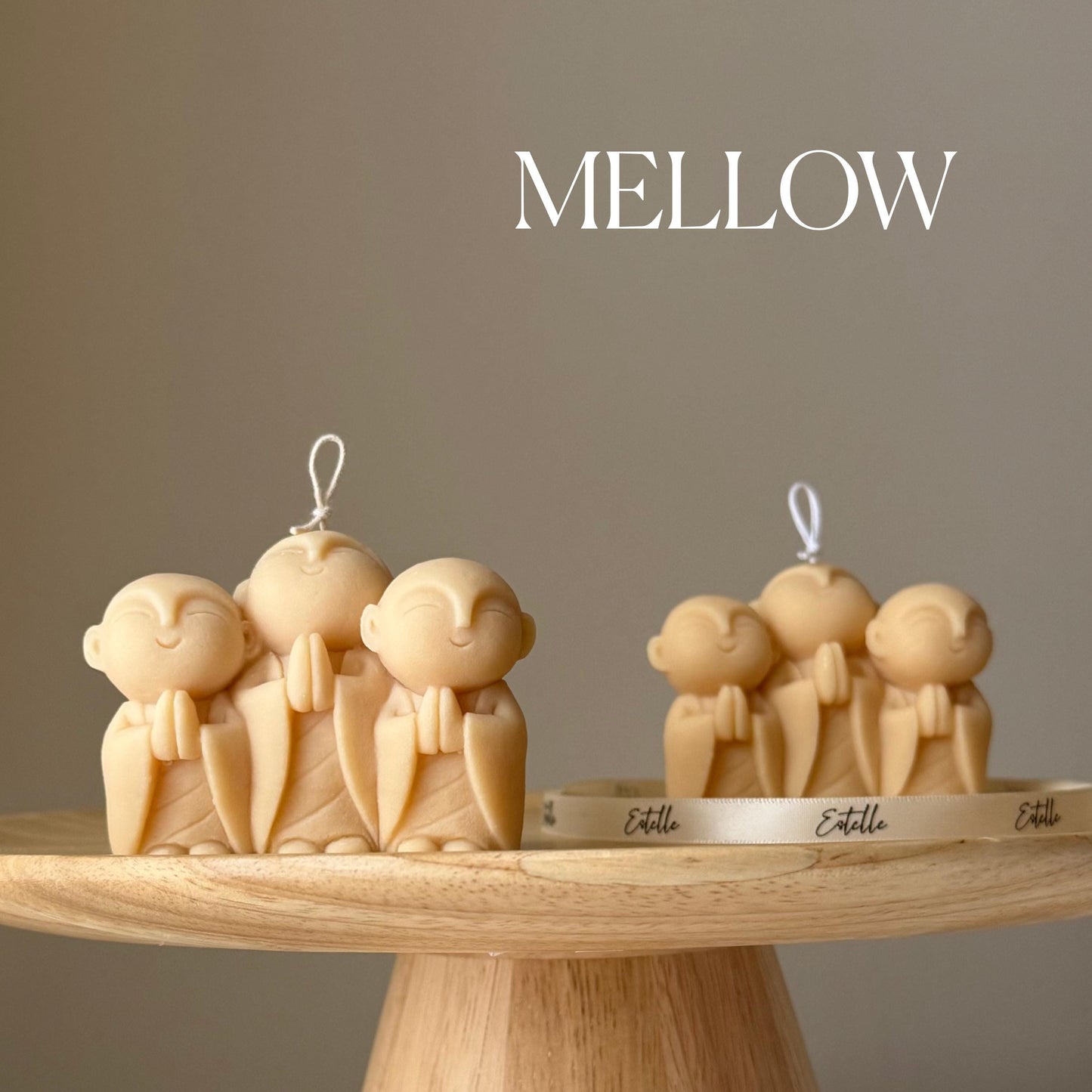 Cute Monks Candle| Shaped Soy Candle| New Home Gift Idea| Soy Wax Handmade Gift| Cute Home Decor| Sculptural Candle| Trendy Decoration