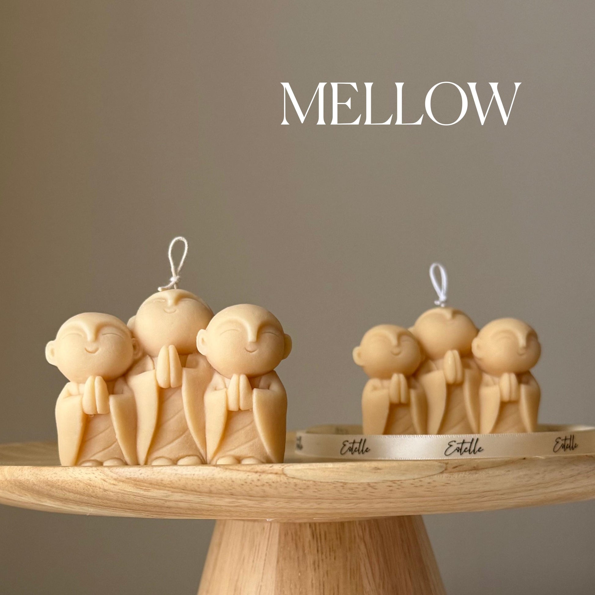 Cute Monks Candle| Shaped Soy Candle| New Home Gift Idea| Soy Wax Handmade Gift| Cute Home Decor| Sculptural Candle| Trendy Decoration