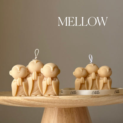 Cute Monks Candle| Shaped Soy Candle| New Home Gift Idea| Soy Wax Handmade Gift| Cute Home Decor| Sculptural Candle| Trendy Decoration