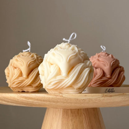 Fox Ball Candle