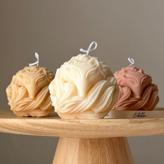 Fox Ball Candle