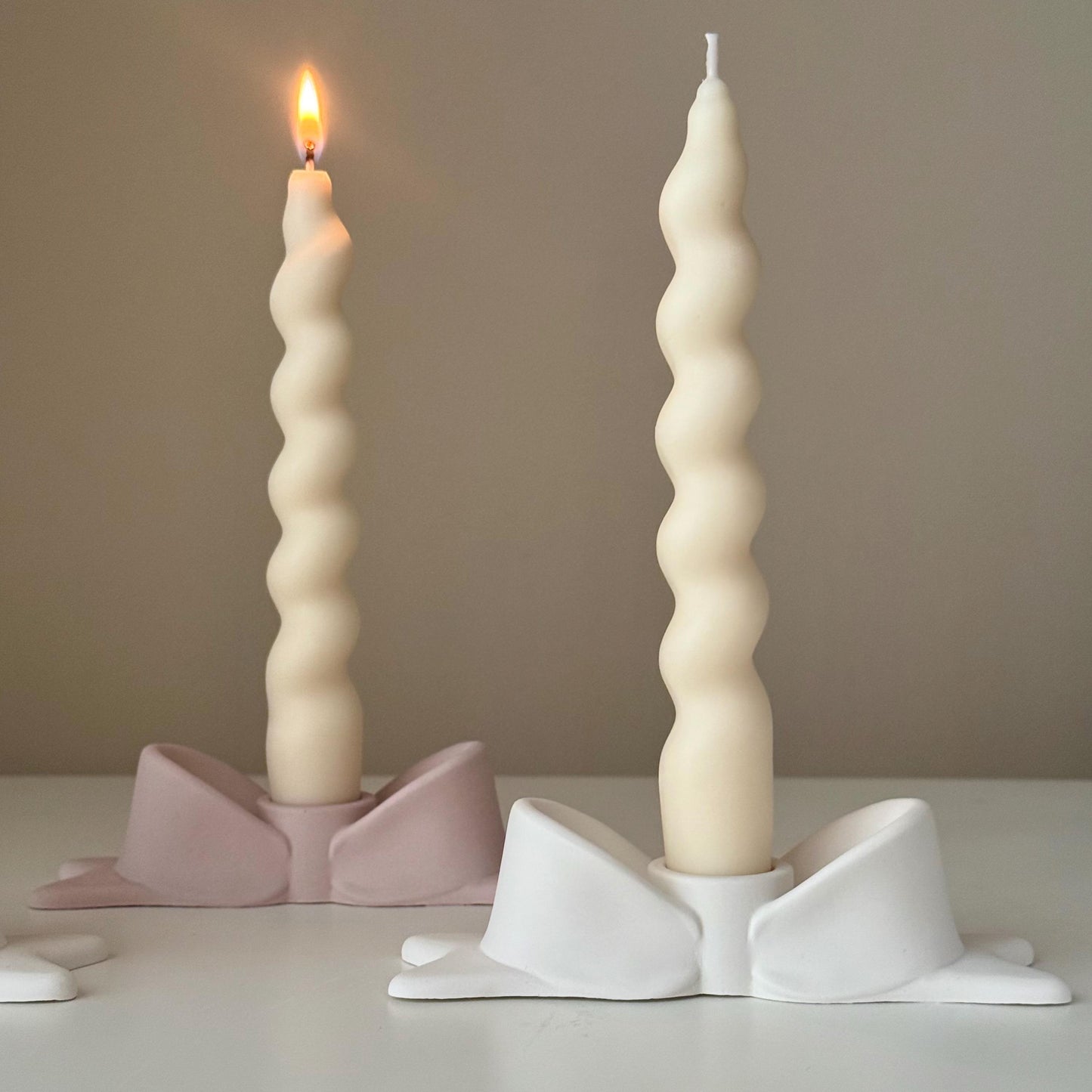 Bowtie Candlestick Holder