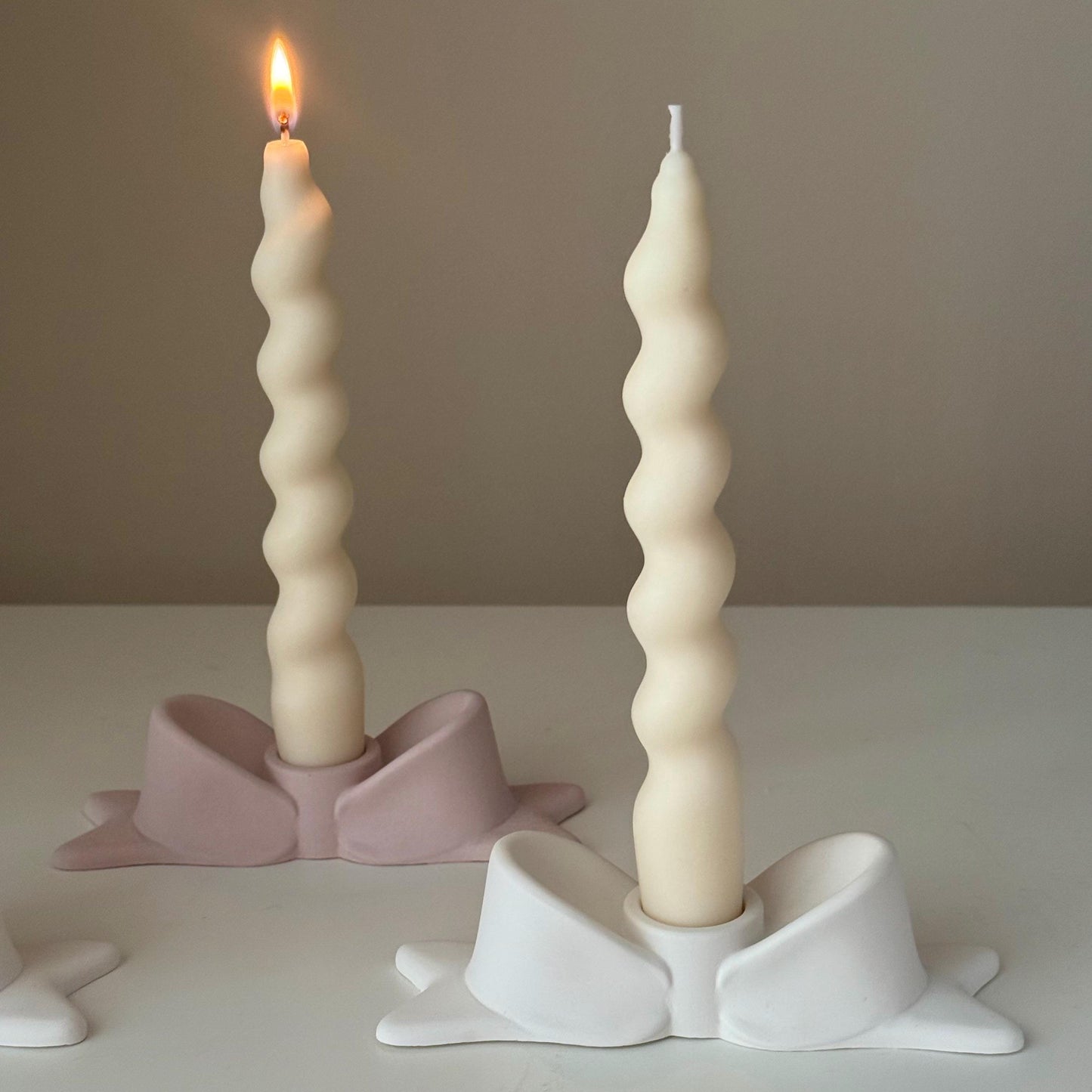 Bowtie Candlestick Holder