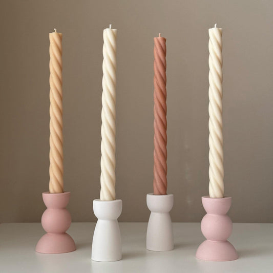 Spiral Taper Candle
