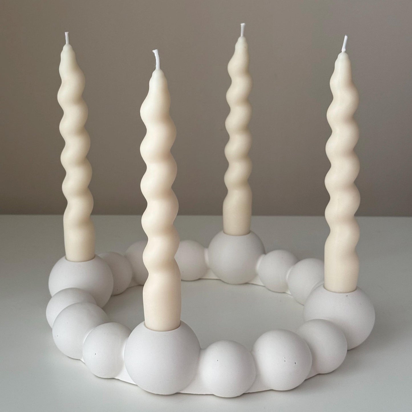 Bubbles Candlestick Holder For 4 Candles