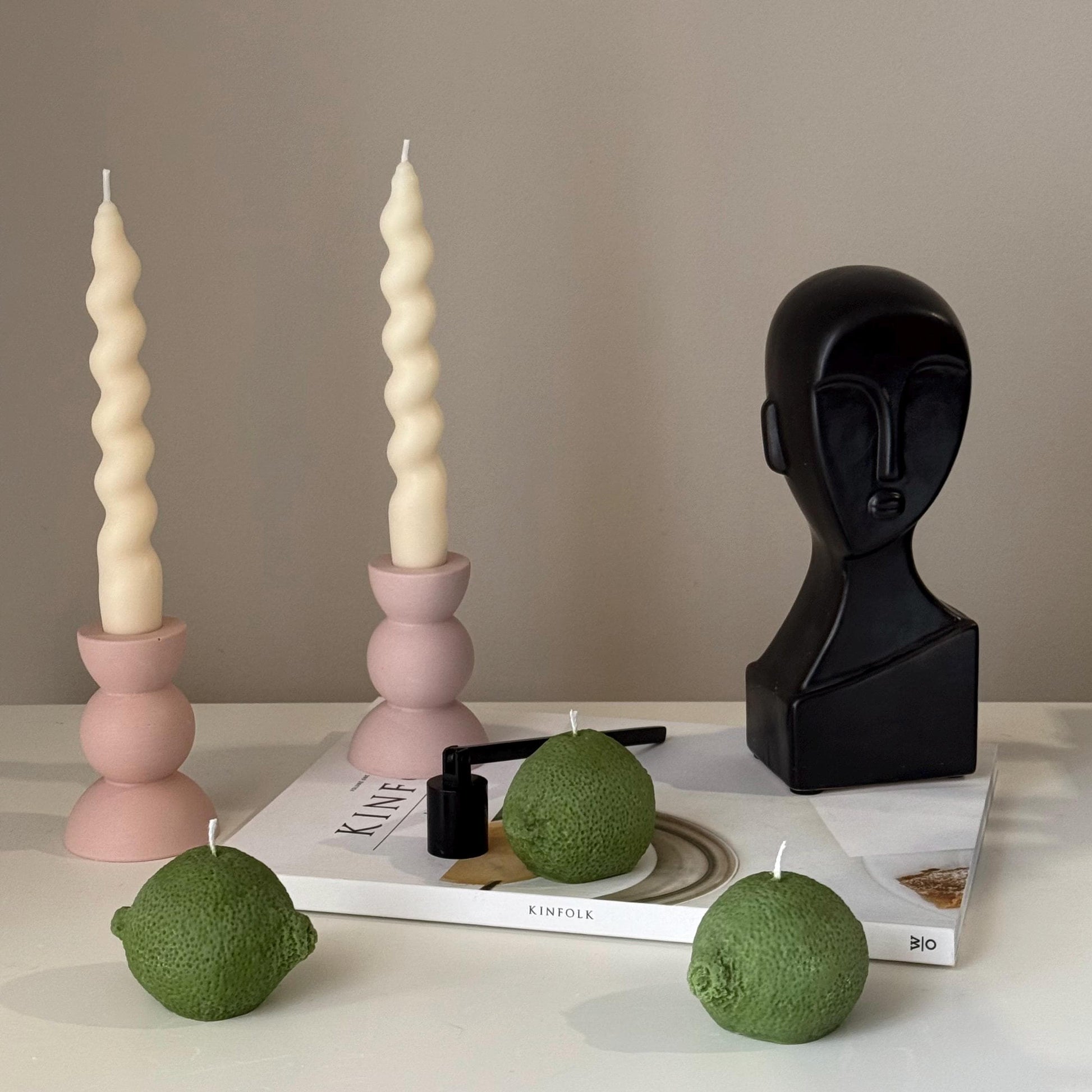 Lime Shaped Candle