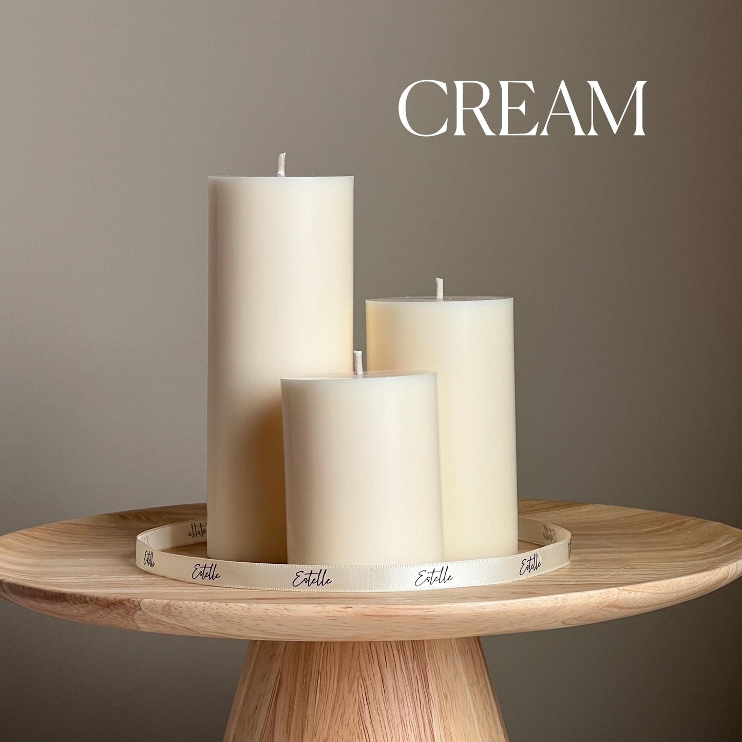 Set of 3 Classic Pillar Candles
