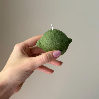 Lime Shaped Candle