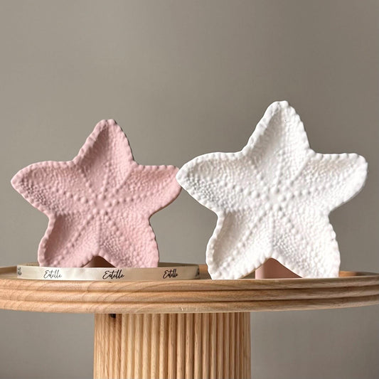 Elegant Starfish Jewellery Dish | Desk Accessories | Jesmonite Tray | Homeware Gift Ideas| Jesmonite Home Decor| Birthday gift| Scandi Decor
