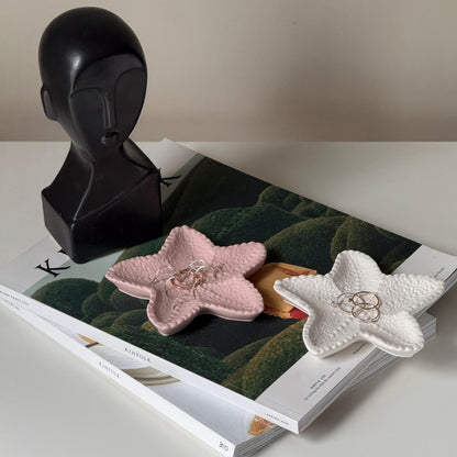 Elegant Starfish Jewellery Dish | Desk Accessories | Jesmonite Tray | Homeware Gift Ideas| Jesmonite Home Decor| Birthday gift| Scandi Decor