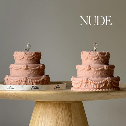 Cake Candle | Trendy Handmade Decoration