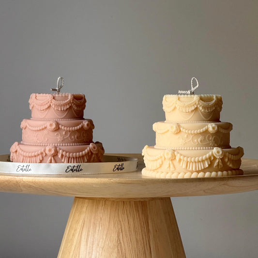 Cake Candle | Trendy Handmade Decoration