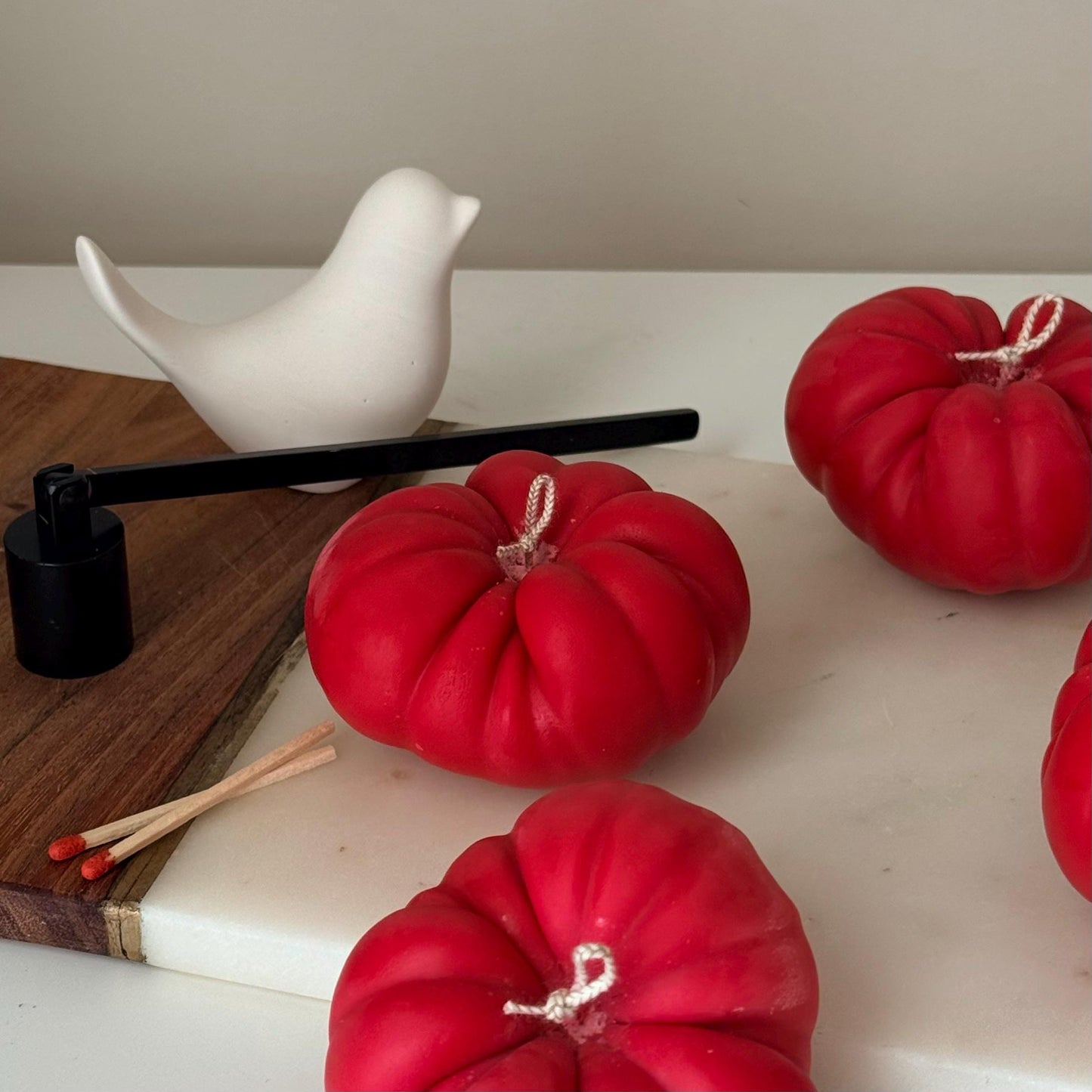Handmade Heirloom Tomato Soy Candle | Unique Food Candle Decor
